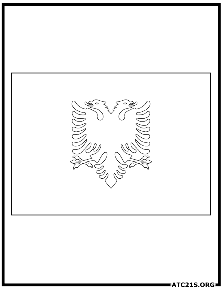 Mozambique Flag Coloring Page ATC21S