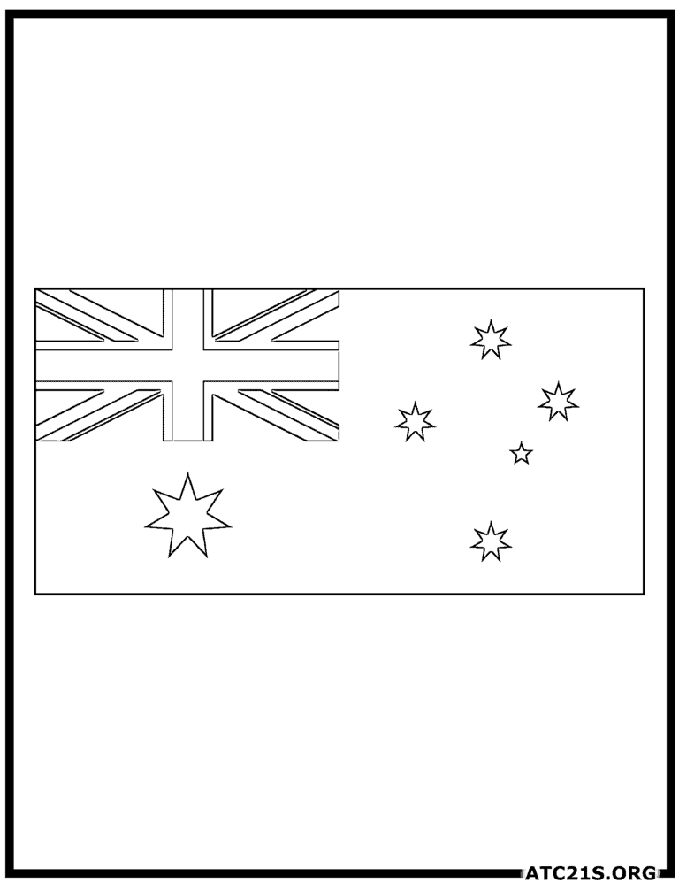 Vietnam Flag Coloring Page Atc S