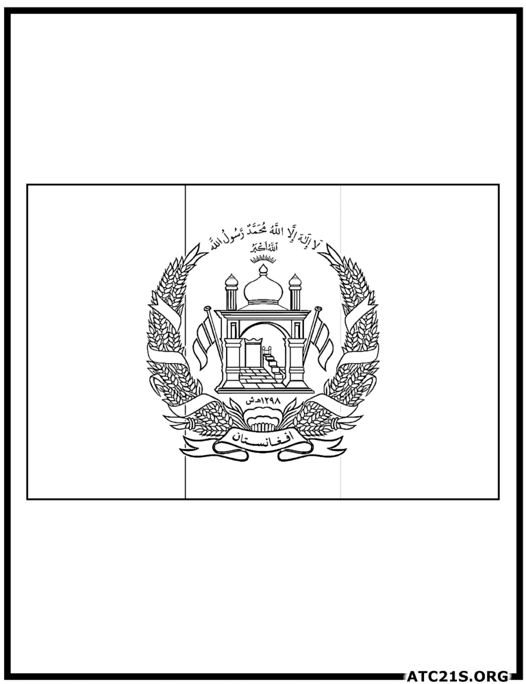 Yemen Flag Coloring Page ATC21S eastern-dragon-danbooru