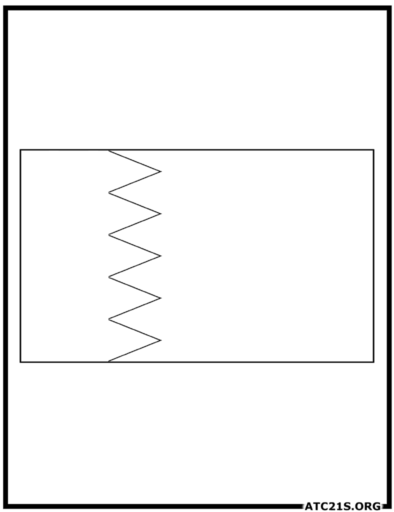 Bahrain Flag Coloring Page ATC21S bahrain-flag-coloring-page-atc21s
