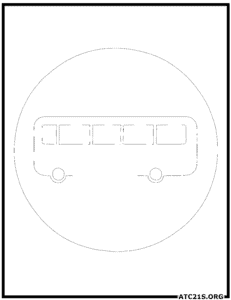 Buses-only-traffic-sign-coloring-page