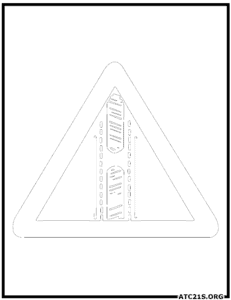 Gap-in-median-traffic-sign-coloring-page