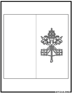 Holy See (Vatican City State)_flag_coloring_page