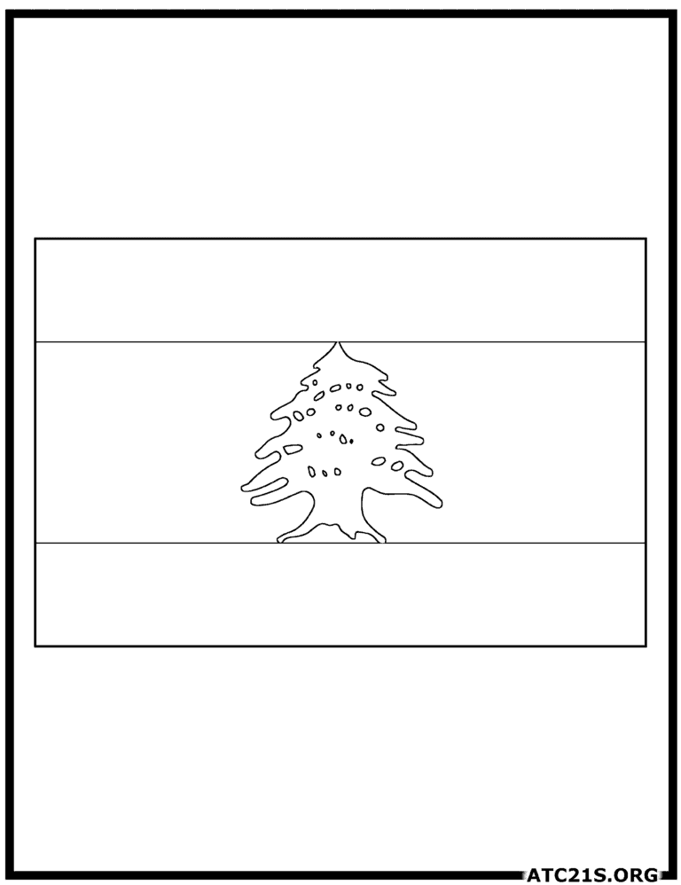 Syria Flag Coloring Page Atc21s 5515