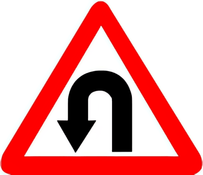 Left-hand-pin-bend-traffic-sign-colored