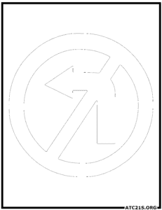 Left-turn-prohibited-traffic-sign-coloring-page