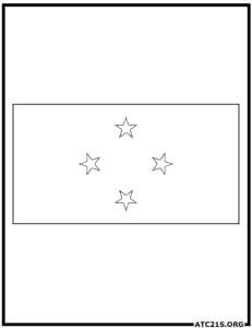 Micronesia, Federated States of_flag_coloring_page