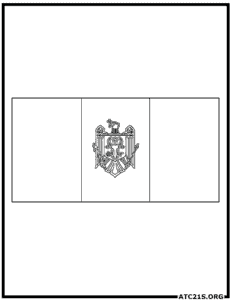 Moldova, Republic of_flag_coloring_page