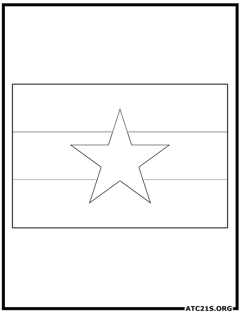 Myanmar Flag Coloring Page Flag Coloring Pages Free Coloring Sheets