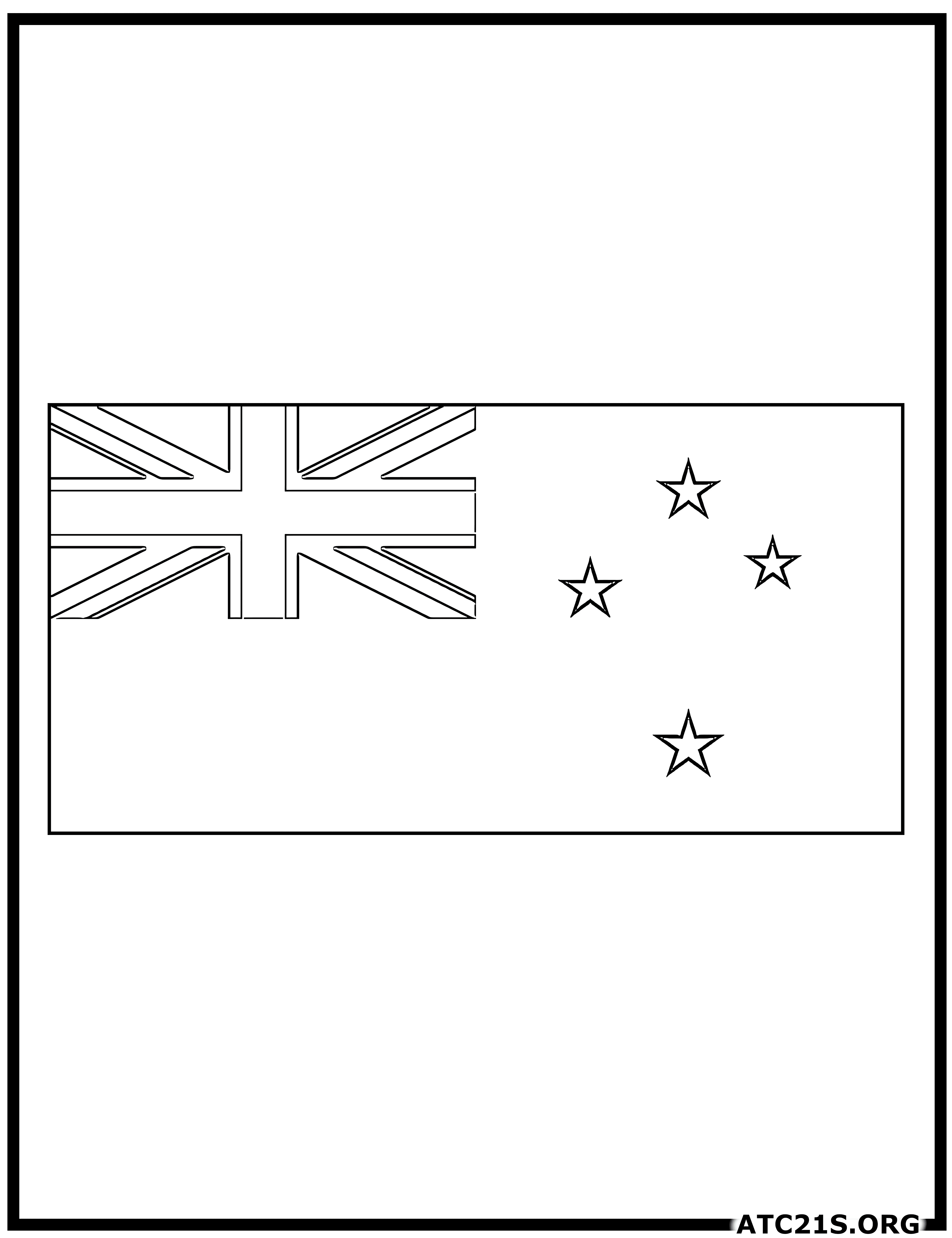 New Zealand_flag_coloring_page