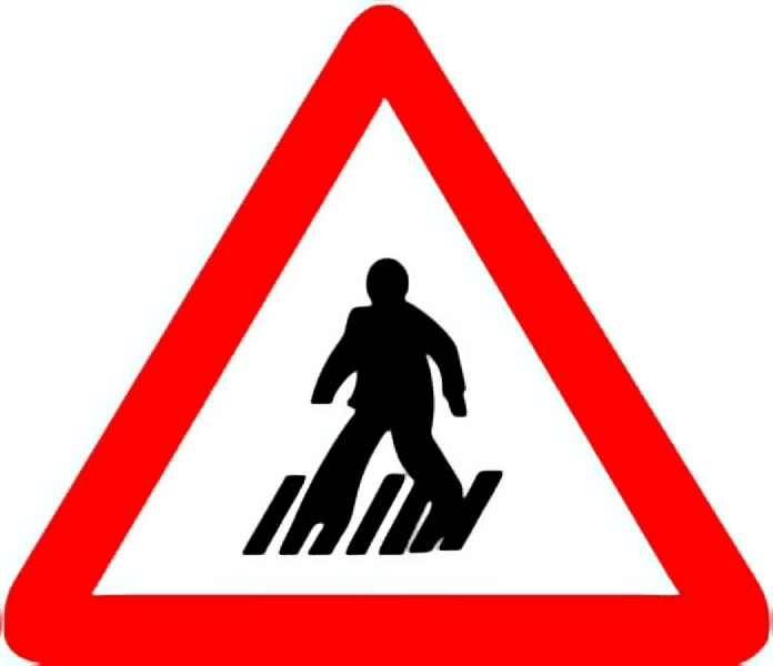 Pedestrian-crossing-traffic-sign-colored