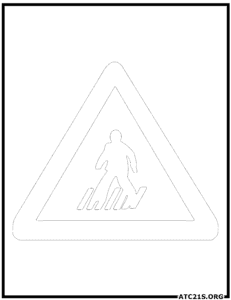 Pedestrian-crossing-traffic-sign-coloring-page
