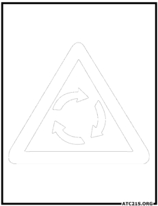 Roundabout-traffic-sign-coloring-page