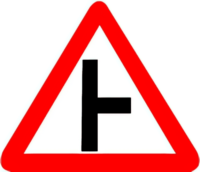 Side-road-right-traffic-sign-colored