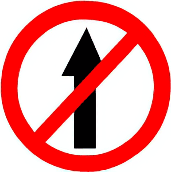 Straight-prohibited-traffic-sign-colored