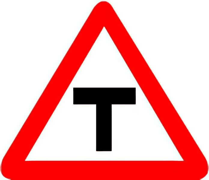 T-intersection-traffic-sign-colored