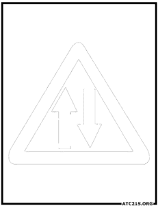 Two-way-traffic-sign-coloring-page