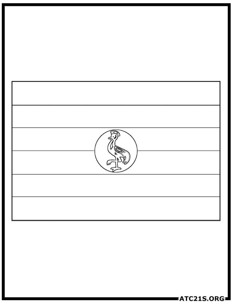 United Kingdom Flag Coloring Page Atc21s