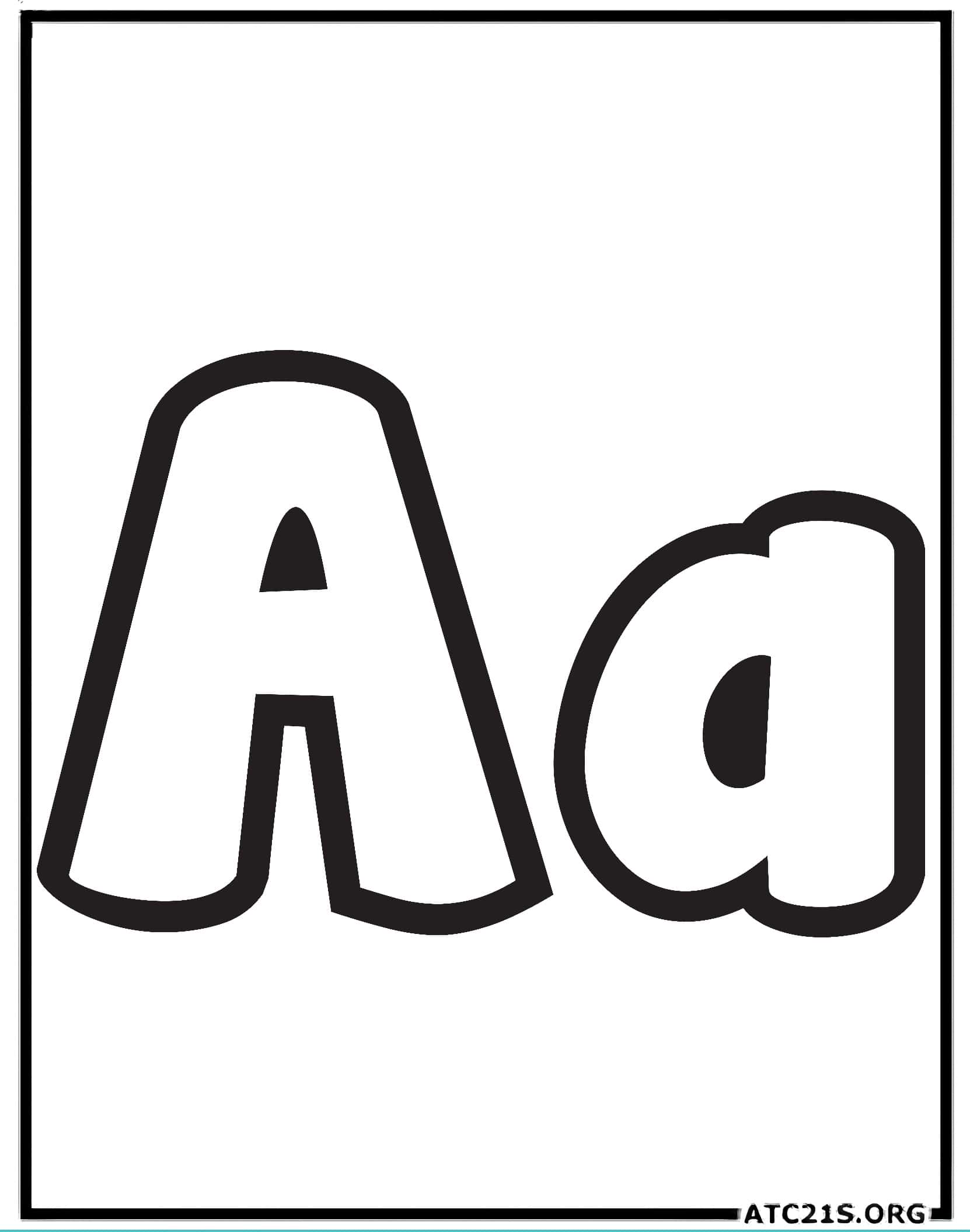 letter_a_bubbly_coloring_page