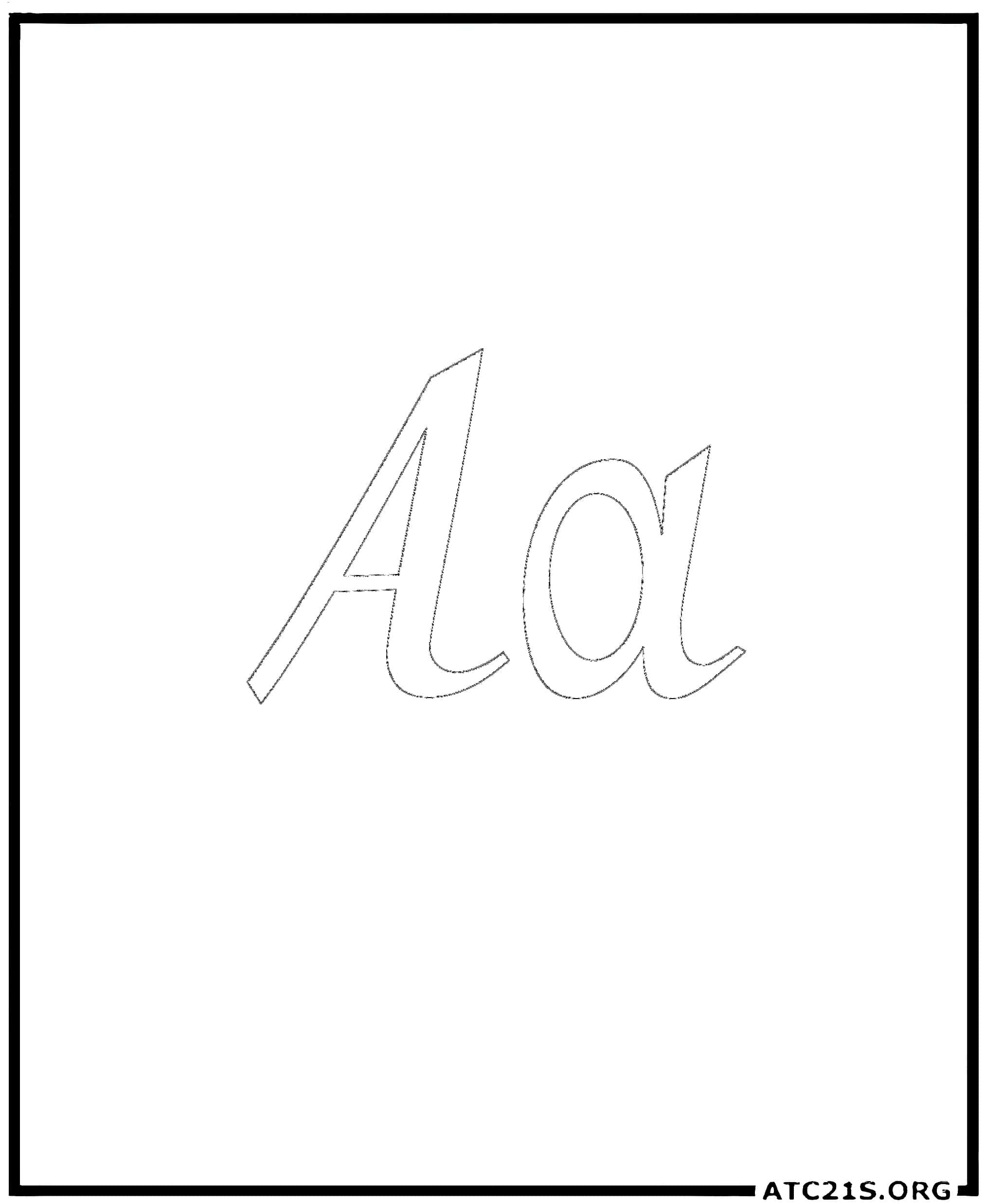 letter_a_calligraphy_coloring_page