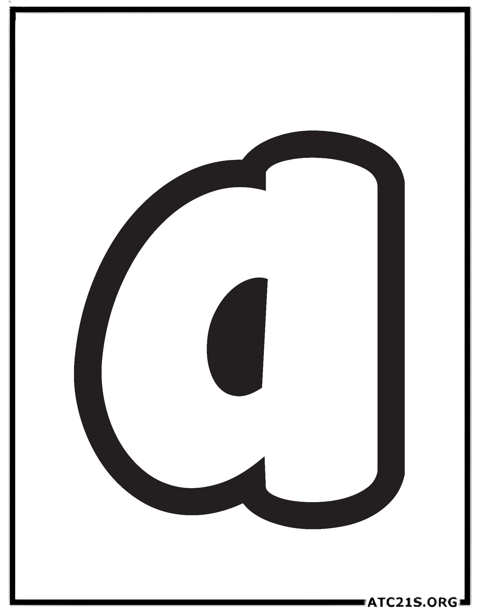 letter_a_lowercase_bubbly_coloring_page