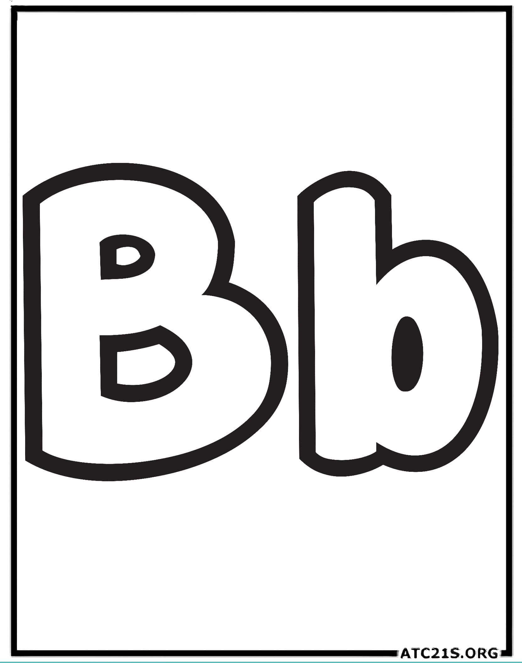 letter_b_bubbly_coloring_page