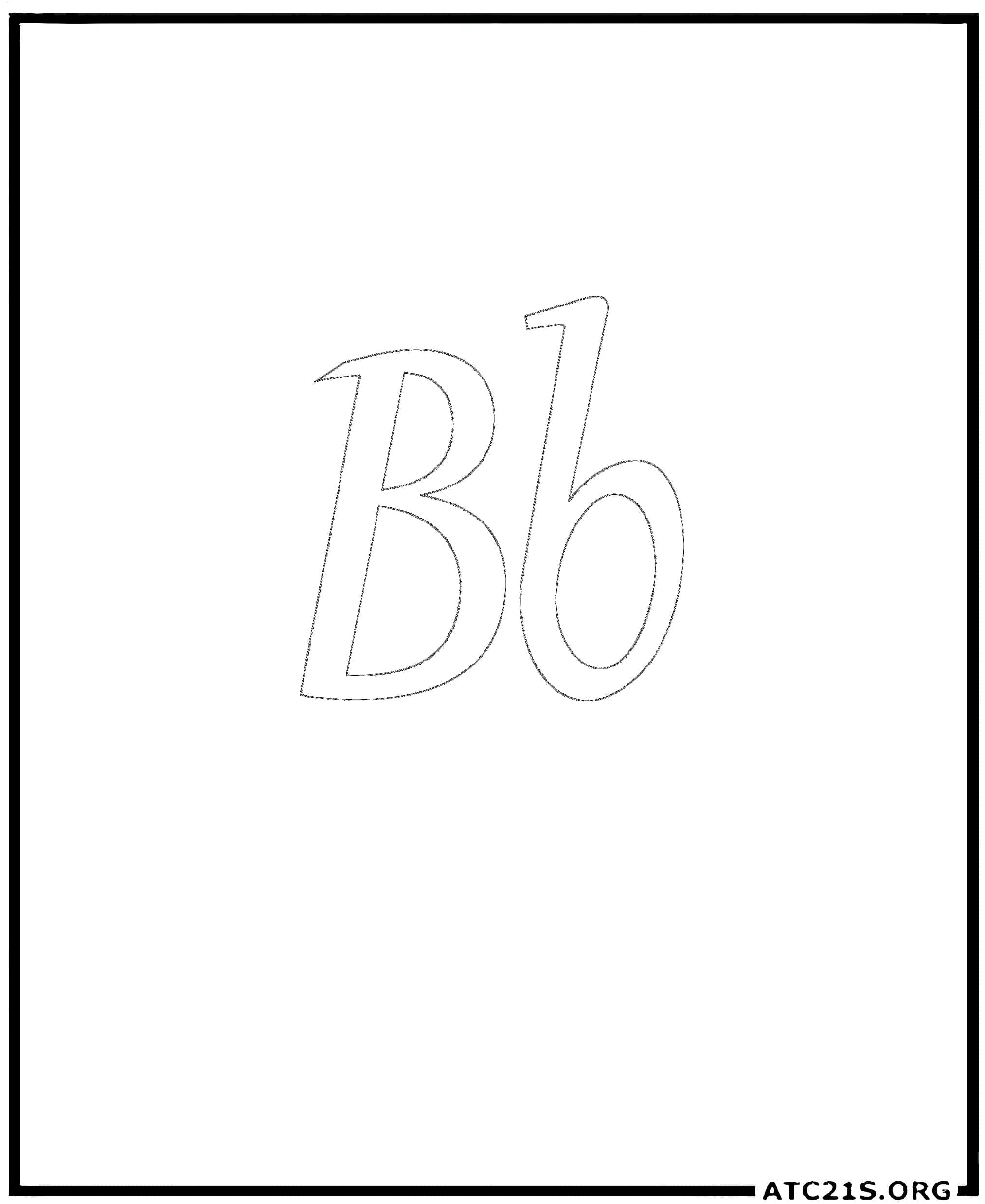 letter_b_calligraphy_coloring_page