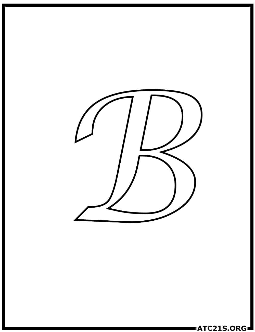 letter_b_calligraphy_uppercase_coloring_page