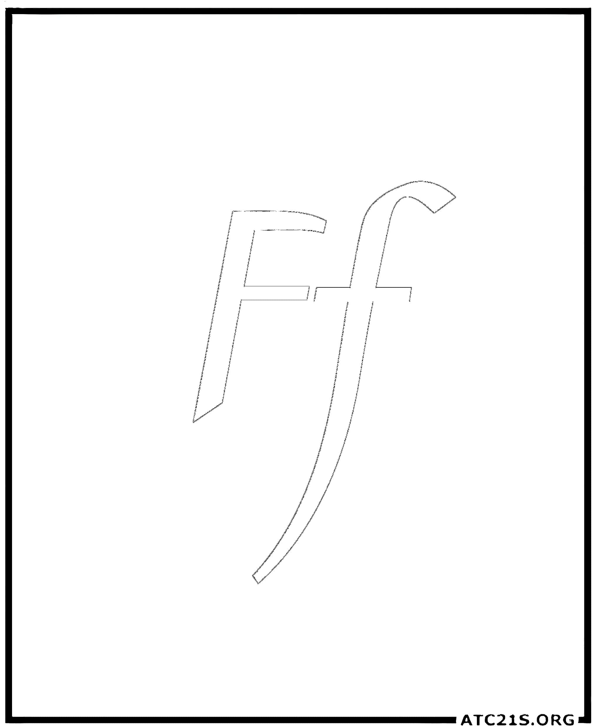 letter_f_calligraphy_coloring_page