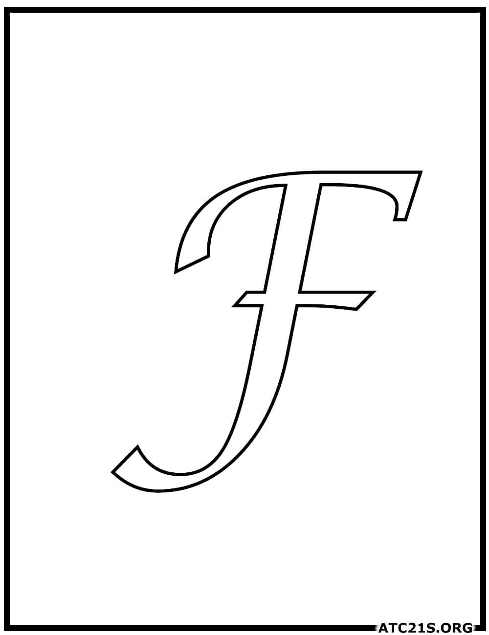 letter_f_calligraphy_uppercase_coloring_page