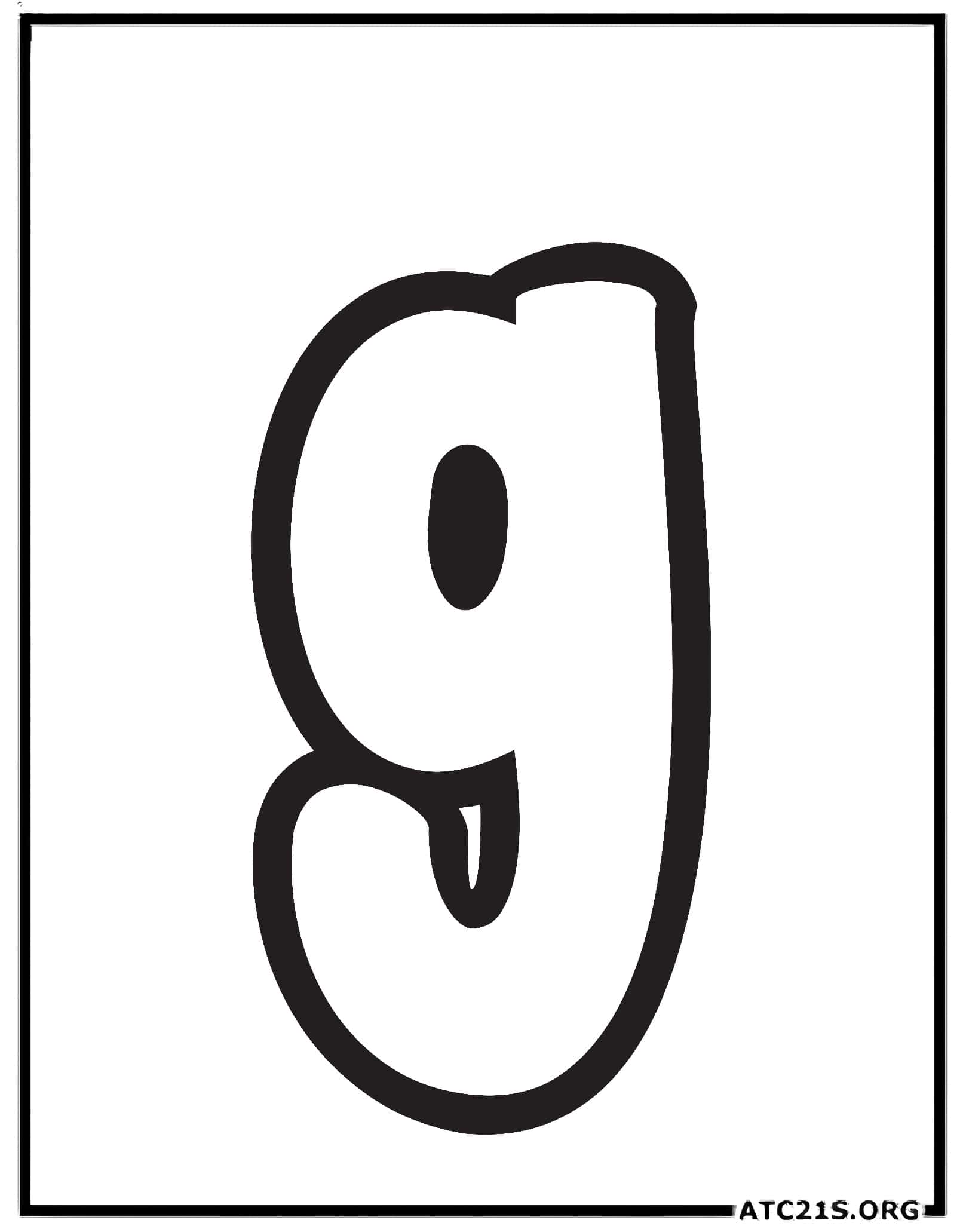 letter_g_lowercase_bubbly_coloring_page