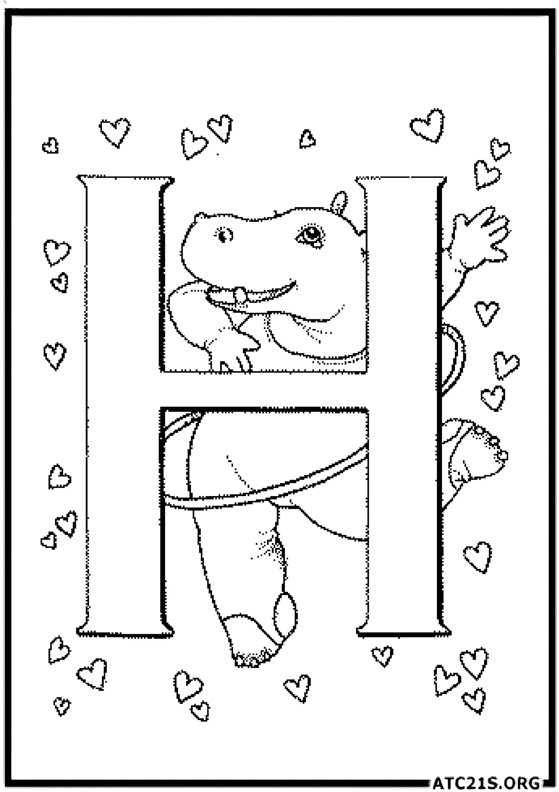 letter_h_coloring_page_2