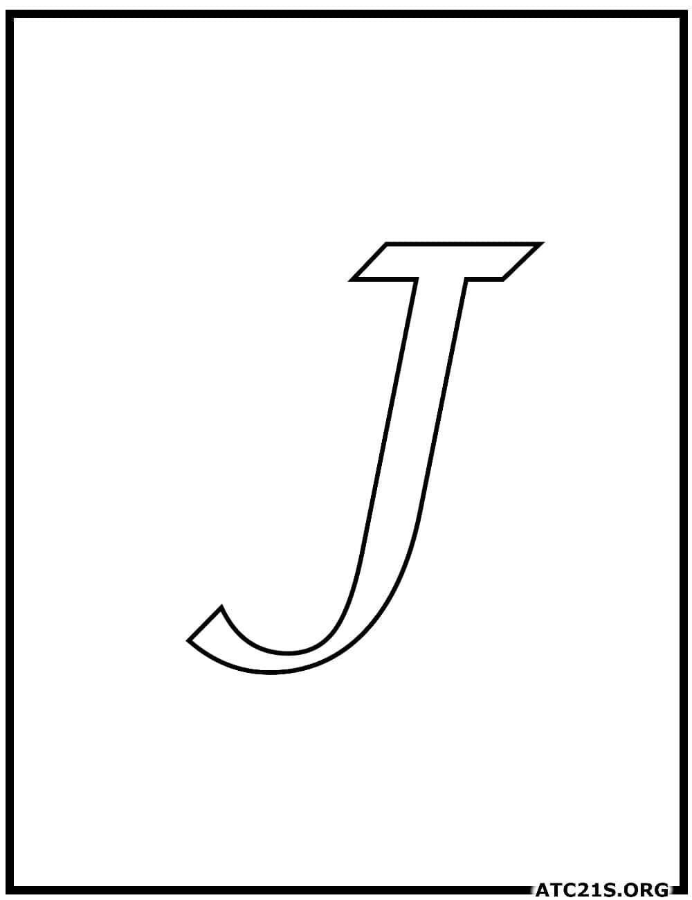 letter_j_calligraphy_uppercase_coloring_page