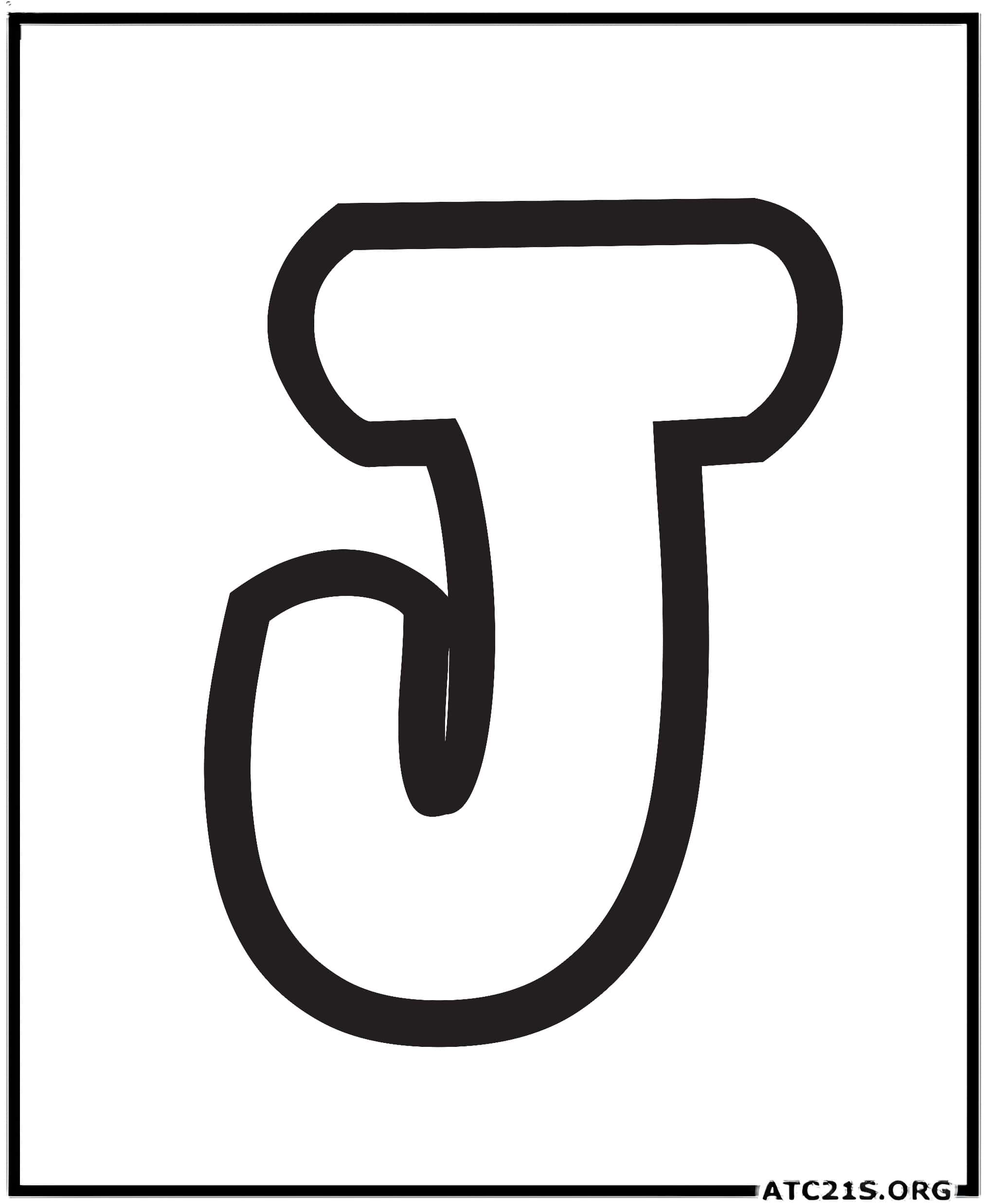 letter_j_uppercase_bubbly_coloring_page