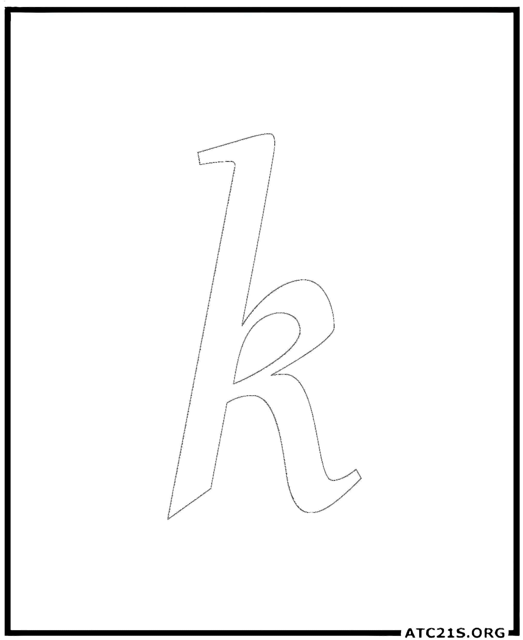 letter_k_calligraphy_lowercase_coloring_page