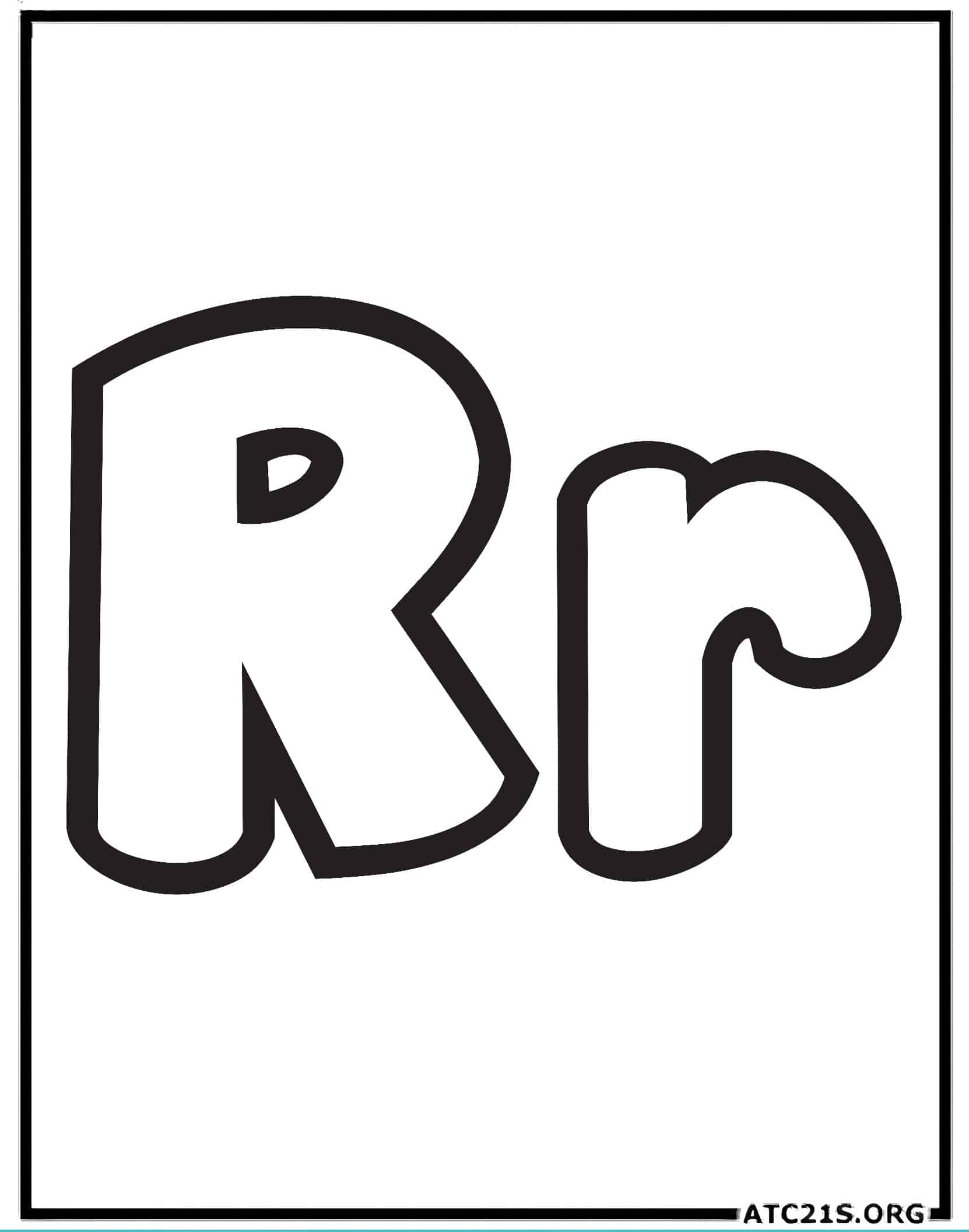 letter_r_bubbly_coloring_page