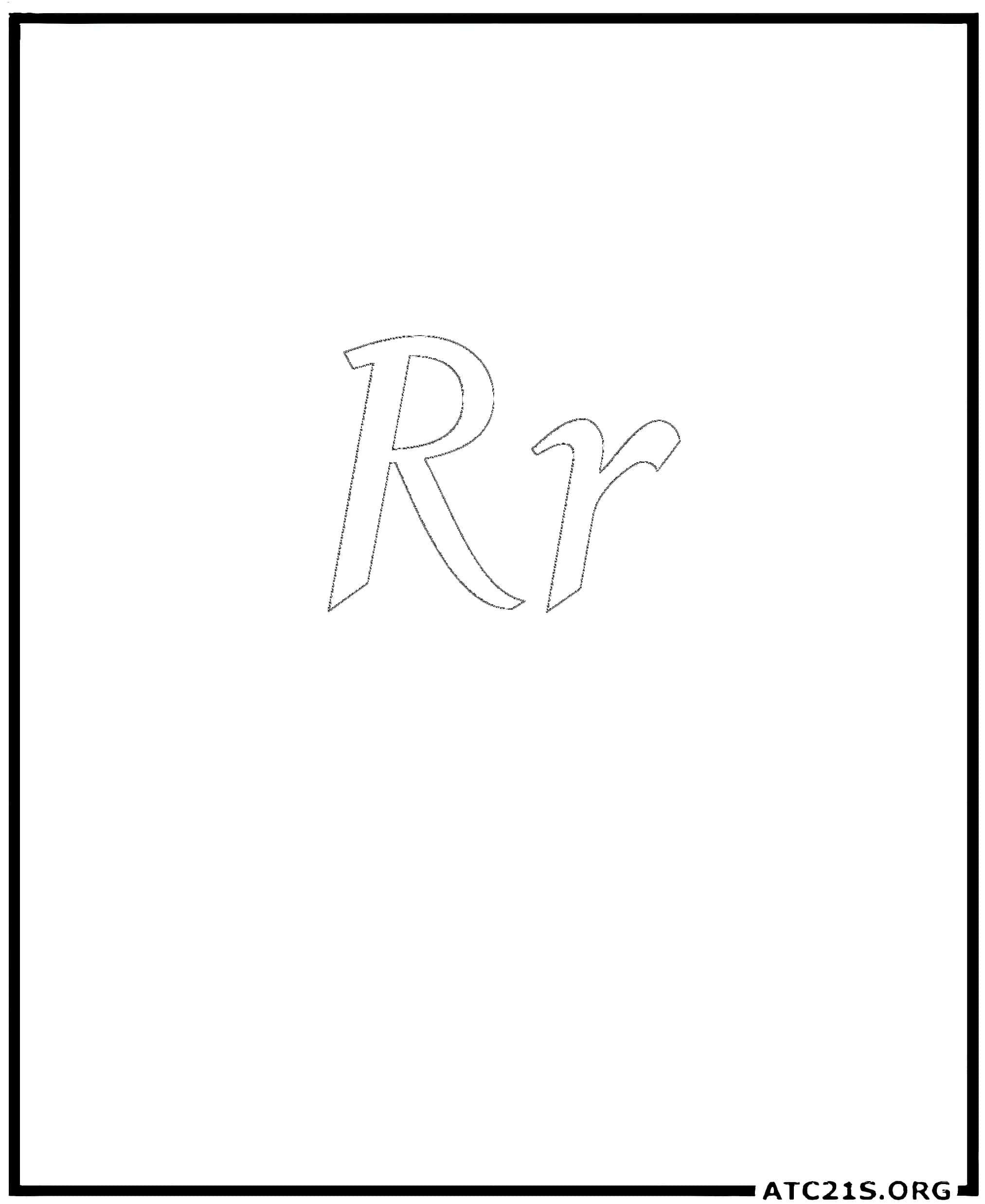 letter_r_calligraphy_coloring_page