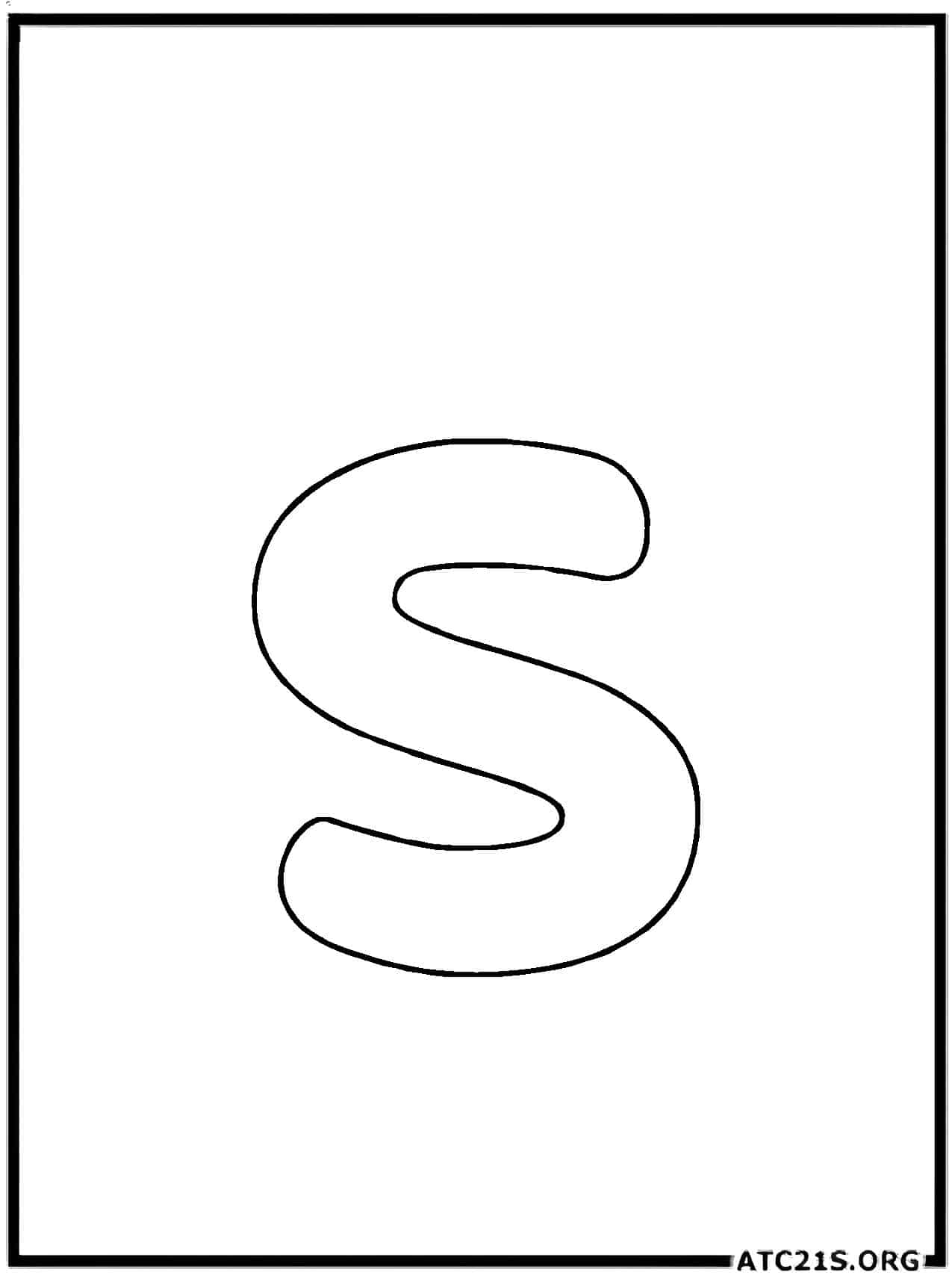 letter_s_lowercase_coloring_page