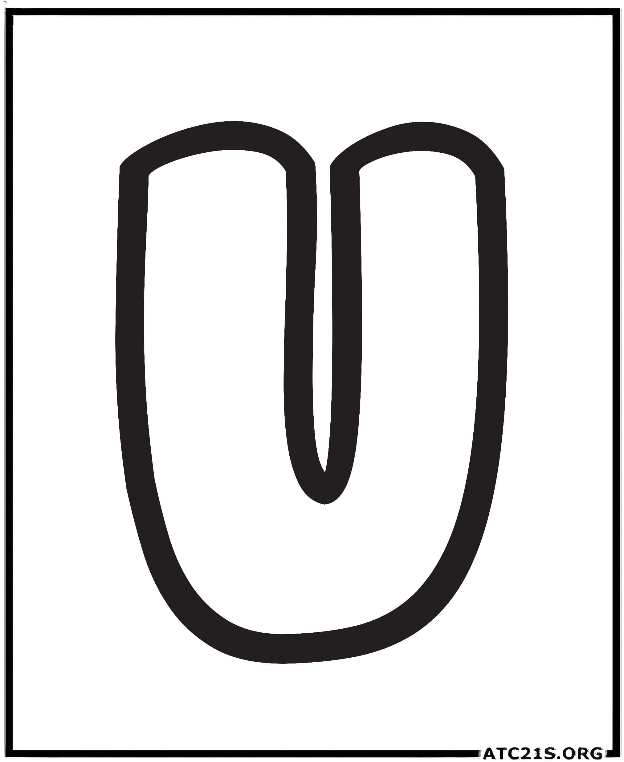 letter_u_uppercase_bubbly_coloring_page