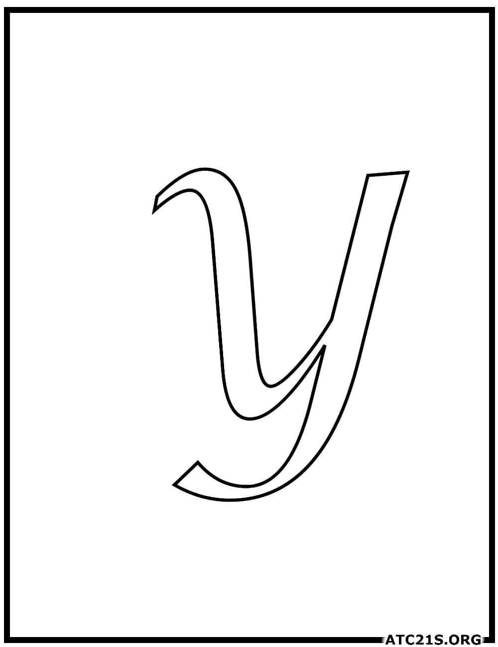 letter_y_calligraphy_uppercase_coloring_page