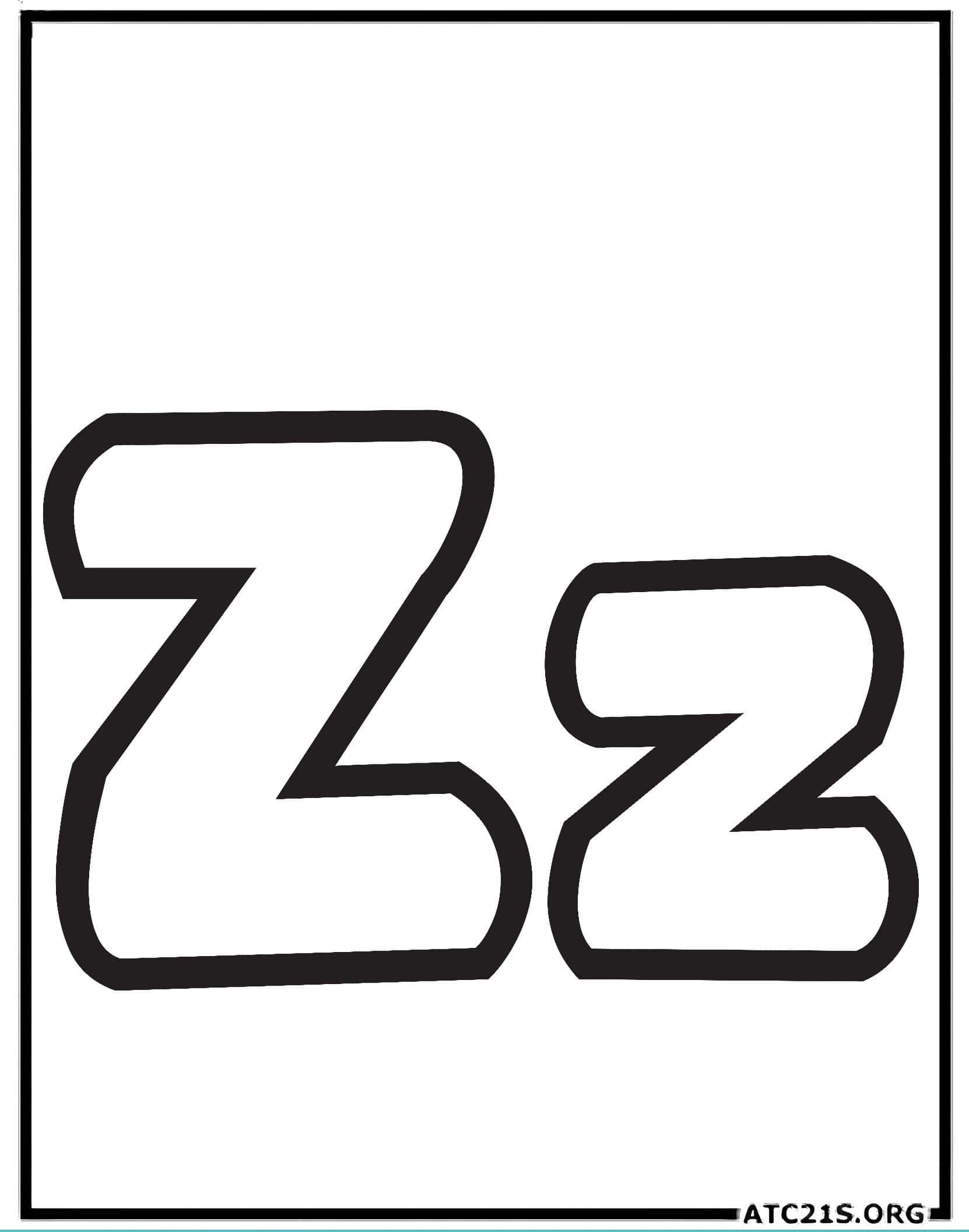 letter_z_bubbly_coloring_page